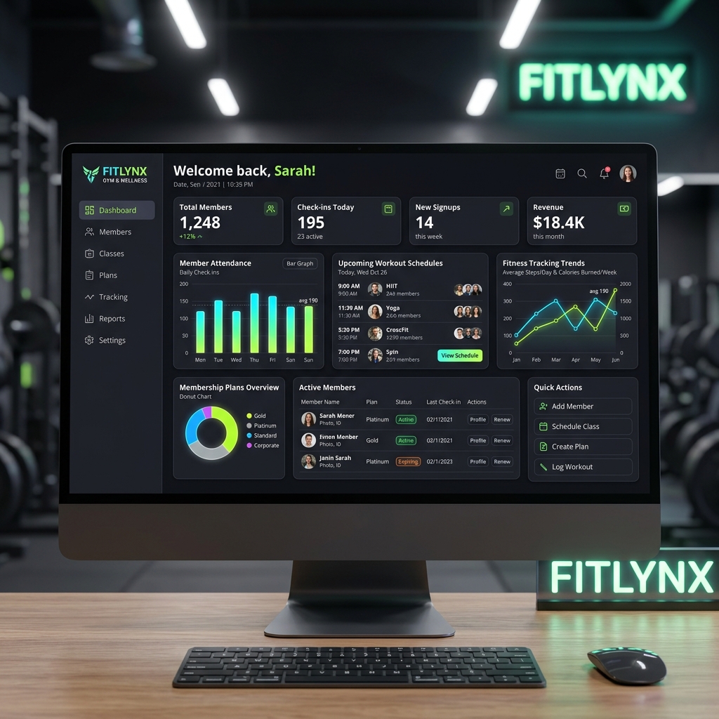 Gym CRM Dashboard