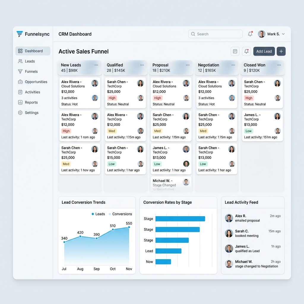 Sales Funnel Dashboard